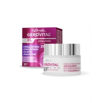 Crema antirid cu acid hialuronic Gerovital H3 Evolution, 50ml, Farmec