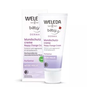 Crema Baby Derma pentru zona scutecului cu nalba alba, 50ml, Weleda