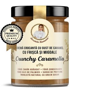 Crema crocanta cu caramel, frisca si migdale Crunchy Caramella, Secretele Ramonei, 350g, Remedia