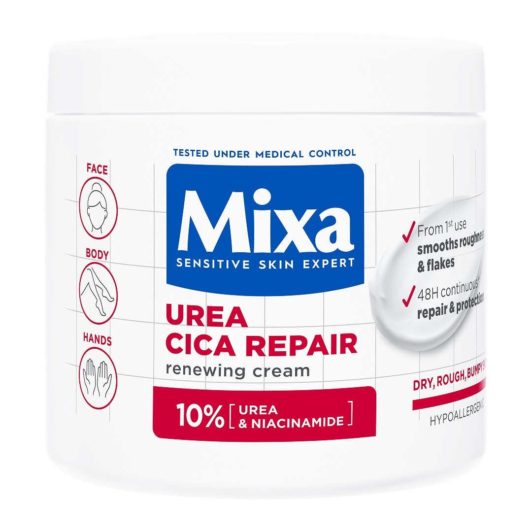 crema cu efect regenerator pentru fata si corp urea cica repair 400ml mixa.png