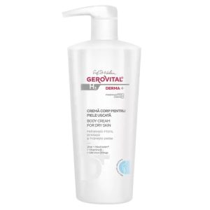 Crema de corp pentru piele uscata H3 Derma+, 500ml, 399, Gerovital