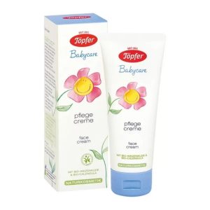 Crema de corp si fata pentru bebelusi BabyCare cu B6 si galbenele, 75ml, Topfer