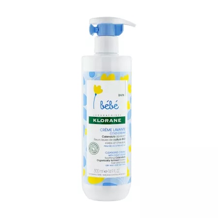 Crema de curatare Coldcream, 500 ml, Klorane Bebe