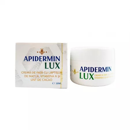 Crema de fata cu laptisor de matca Apidermin Lux, 50 ml – Complex Apicol