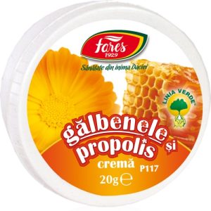 Crema de Galbenele si Propolis, P117, 20 g, Fares