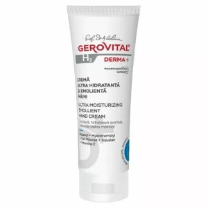Crema de maini hidratanta H3 Derma+, 100ml, 4070, Gerovital