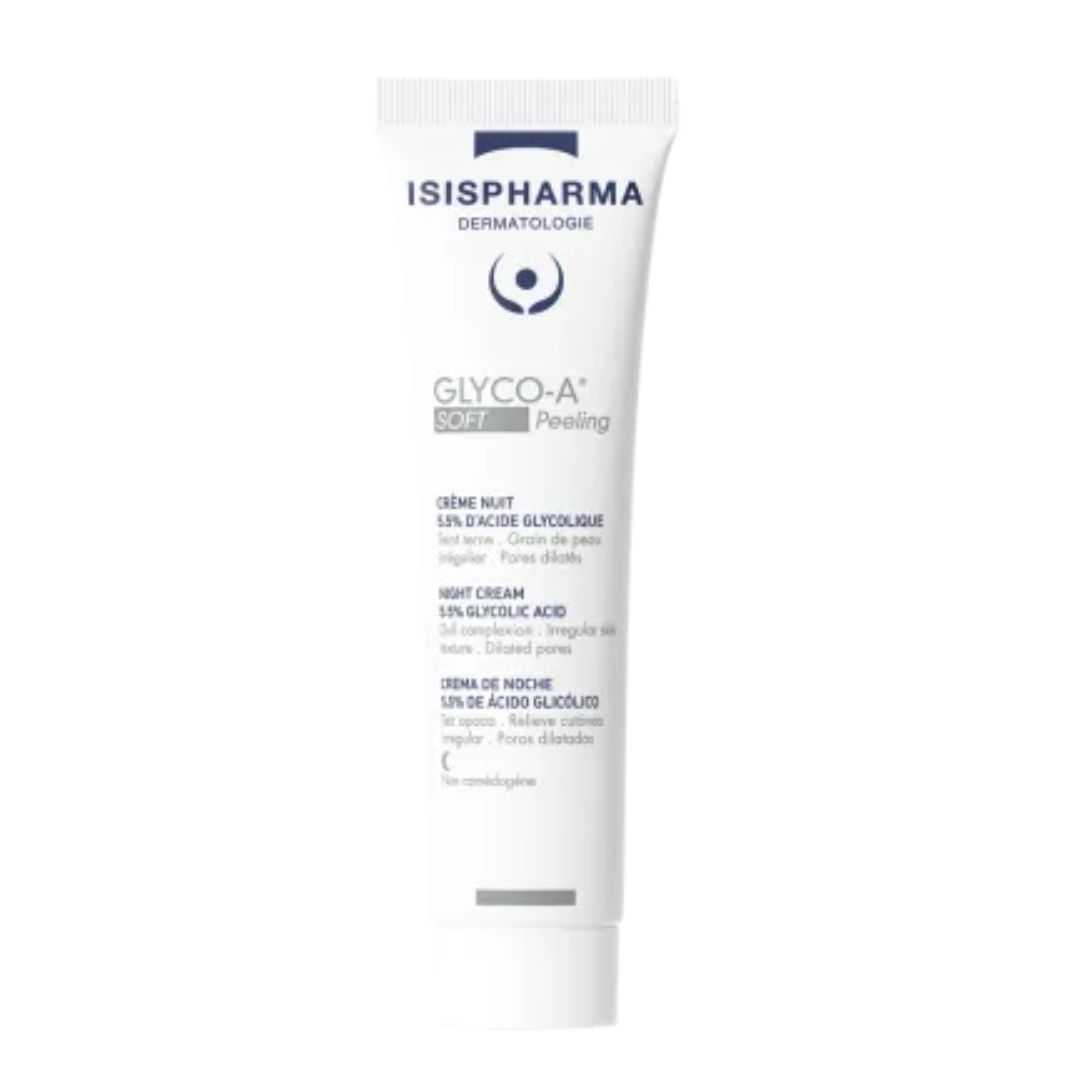 crema de noapte cu acid glicolic 5 5 glyco a soft peeling 30 ml isis.png