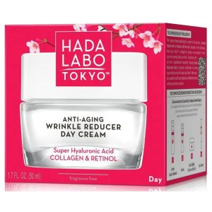 Crema de zi anti-aging cu super acid hialuronic, collagen si retinol, 50ml, Hada Labo Tokyo