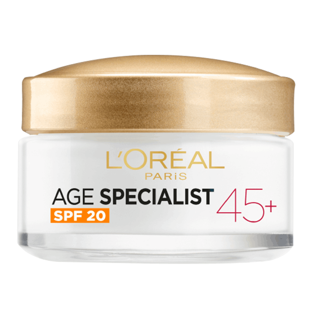 crema de zi antirid cu efect de lifting si spf 20 age specialist 45 50 ml loreal.png