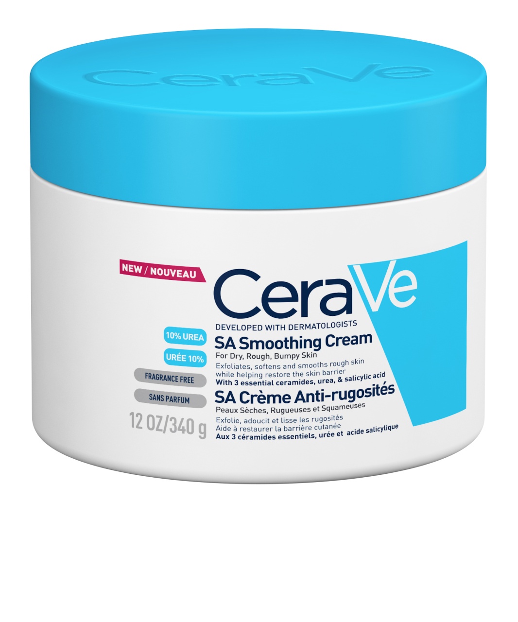 Crema exfolianta anti-rugozitati pentru piele uscata, 340gr, CeraVe