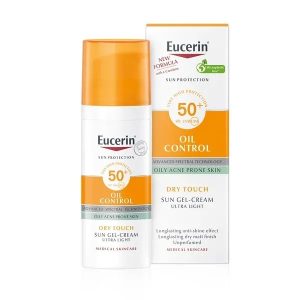 Crema gel de fata cu protectie solara SPF50+ Sun Protection Oil Control, 50ml, Eucerin