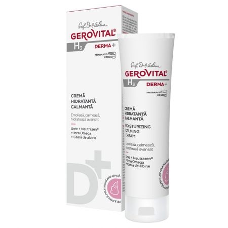 Crema hidratanta calmanta H3 Derma+ – 50 ml, Gerovital