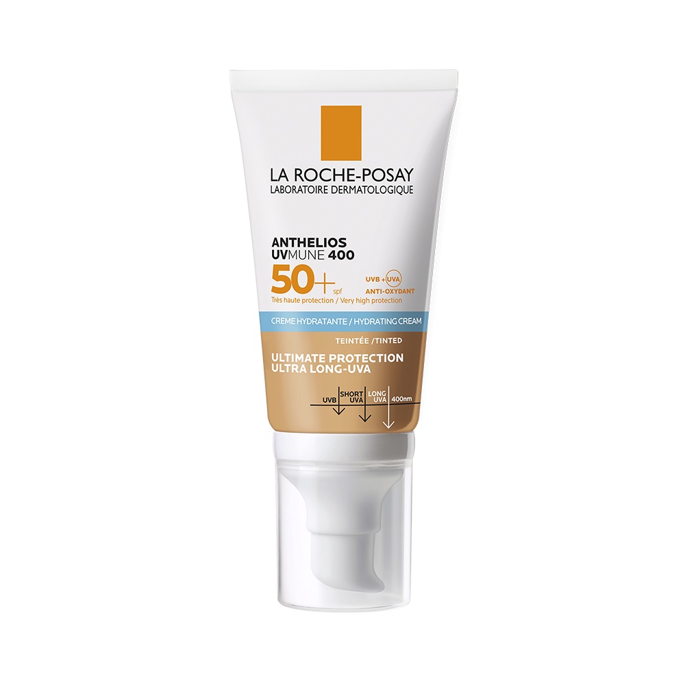 Crema hidratanta colorata SPF50+ Anthelios UVmune, 50 ml, La Roche-Posay