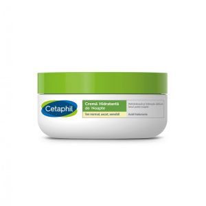 Crema hidratanta de noapte cu Acid Hialuronic, 48 ml, Cetaphil