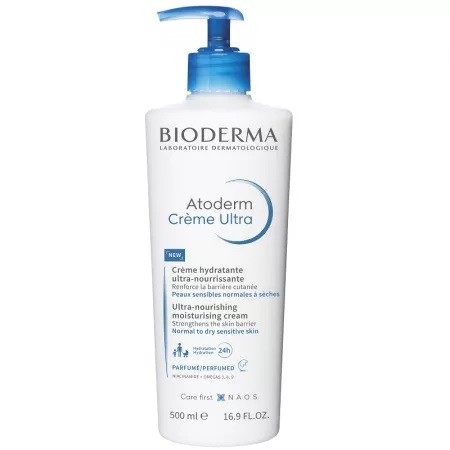 Crema hidratanta parfumata Atoderm Ultra, 500 ml, Bioderma