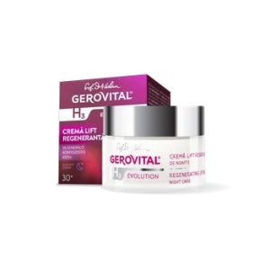 Crema Lift regeneranta de noapte H3 Evolution, 50ml, 2030, Gerovital