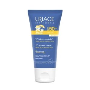 Crema minerala pentru protectie solara 1er Bebe, SPF50+, 50ml, Uriage