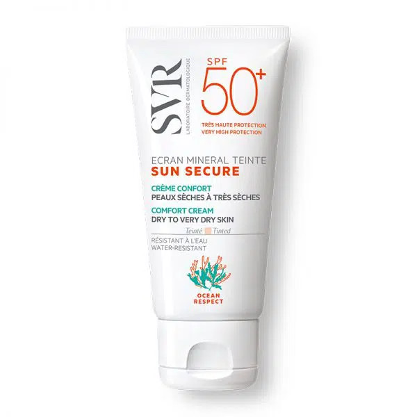 Crema nuantatoare Sun Secure ten uscat, SPF50+, 50 ml, SVR