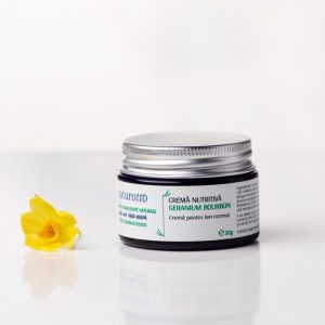 Crema nutritiva Geranium Bourbon pentru ten normal, 30g, Naturotto