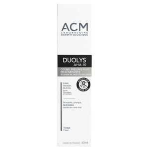 Crema peeling regeneratoare de noapte Duolys AHA.10, 40ml, ACM
