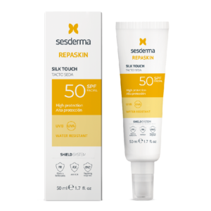 crema pentru fata cu protectie solara spf50 silk touch 50 ml sesderma.png