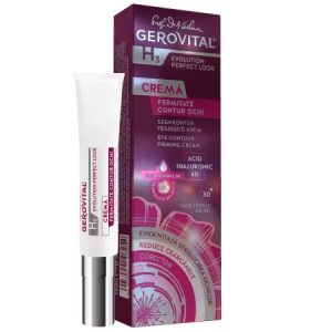 Crema pentru fermitatea conturului ochilor Gerovital H3 Evolution Perfect Look, 15ml, Farmec