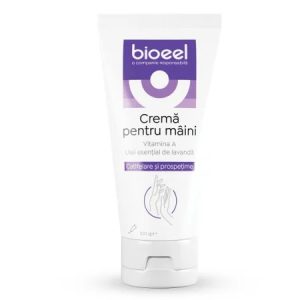 Crema pentru maini cu vitamina A si ulei esential de lavanda, 100g, Bioeel