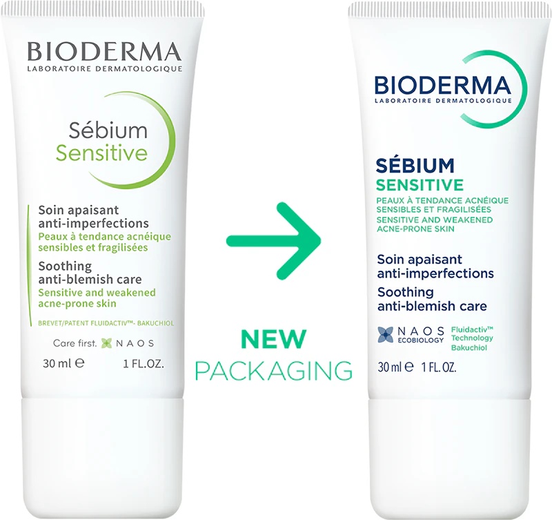 Crema pentru piele acneica Sebium Sensitive, 30ml, Bioderma