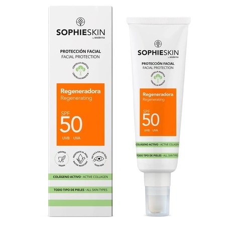 Crema regeneratoare cu protectie solara SPF 50 Sophieskin 50ml
