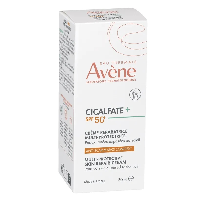 Crema reparatoare Cicalfate+ multi-protectoare cu SPF50+, 30ml, Avene