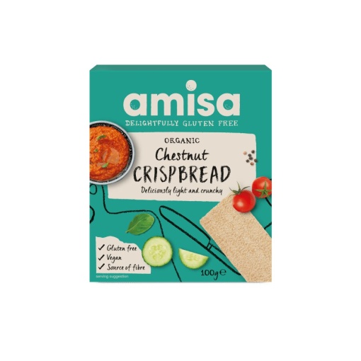 Crispbread painici cu faina de castane FG eco 100g (Amisa)