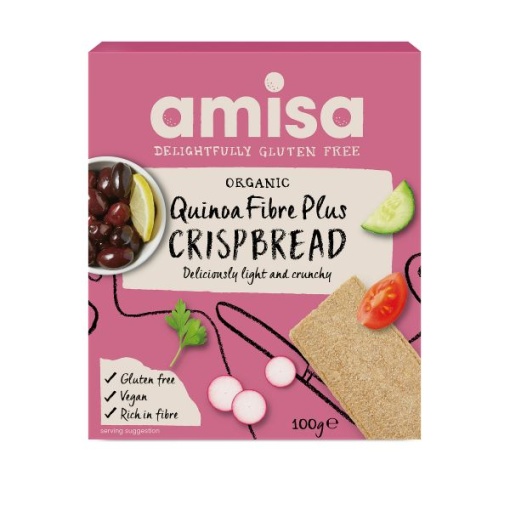 Crispbread (painici) cu quinoa Fibre Plus fara gluten bio x 100g