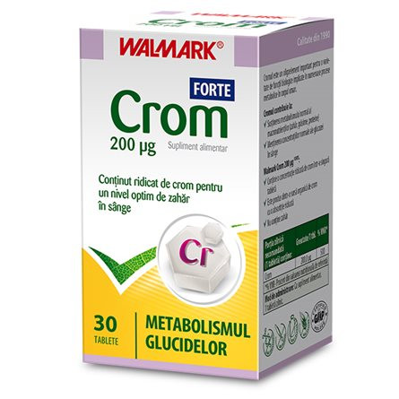 Crom Forte, 30 tablete, Walmark