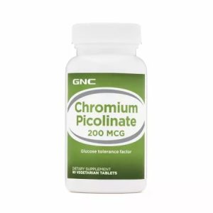 Crom picolinat 200mcg, 90 tablete, GNC