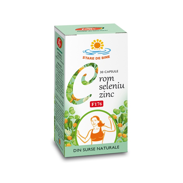 Crom Seleniu Zinc F176, 30 capsule, Fares