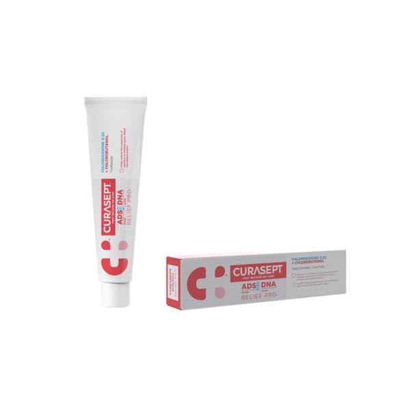 Curasept ADS Relief Pro cu Clorhexidină 0.20% și Clorobutanol – 75 ml