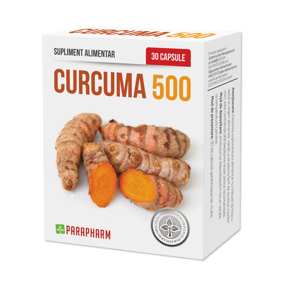 Curcuma 500mg x 30cps (Parapharm)