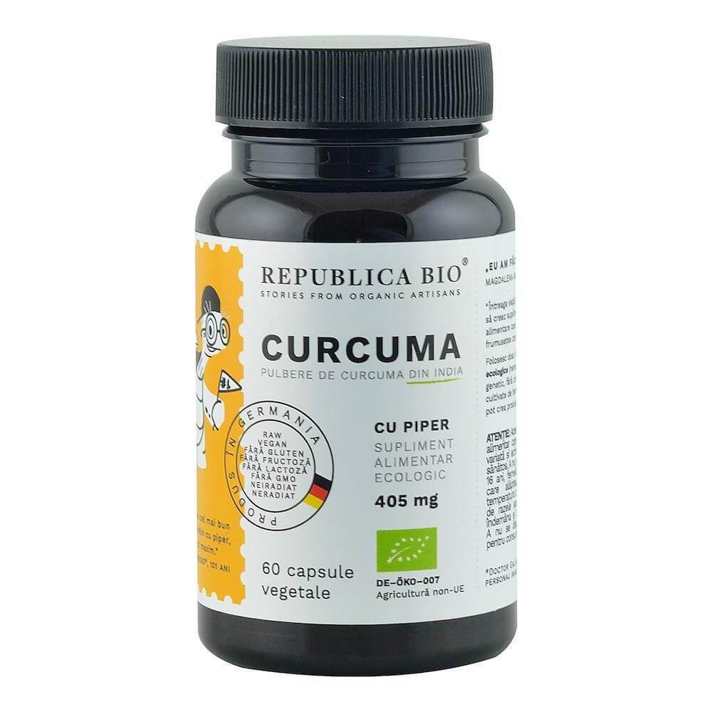 Curcuma eco, 60 capsule, Republica Bio