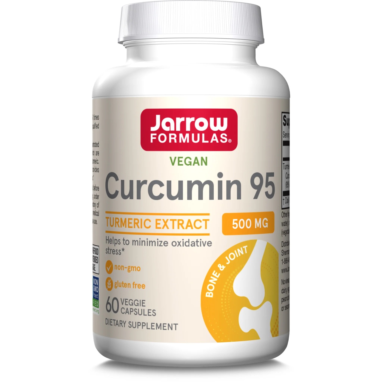 Curcumin 95 500 mg Jarrow Formulas, 60 capsule, Secom