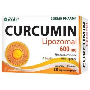 Curcumin Lipozomal 600mg, 30cps, Cosmopharm
