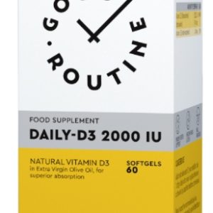 Daily D3 2000UI Good Routine, 60capsule, Secom