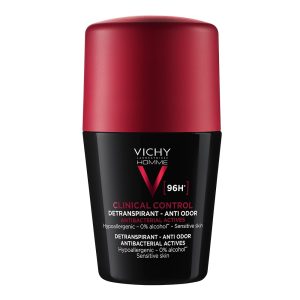 Deodorant roll-on 96h Clinical control fara alcool, 50ml, Vichy Homme