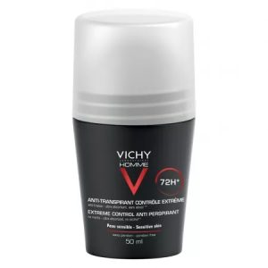 Deodorant roll-on antiperspirant pentru barbati cu eficacitate 72h, 50ml, Vichy