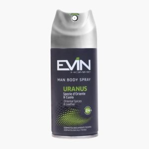 Deodorant spray pentru barbati Uranus Oriental Spices & leather, 150ml, Evin