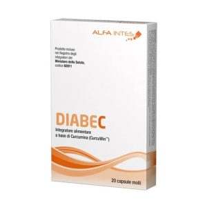 Diabec, 20 capsule moi, Alfa Intes