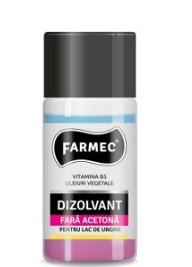 Dizolvant lac de unghii fara acetona, 50 ml, Farmec 2313