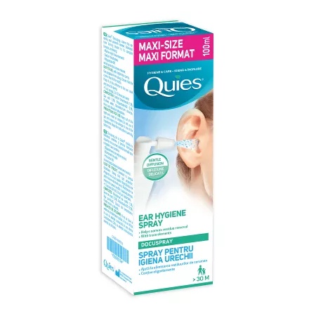 Docuspray Quies – Spray Auricular cu Elemente Marine, 100 ml