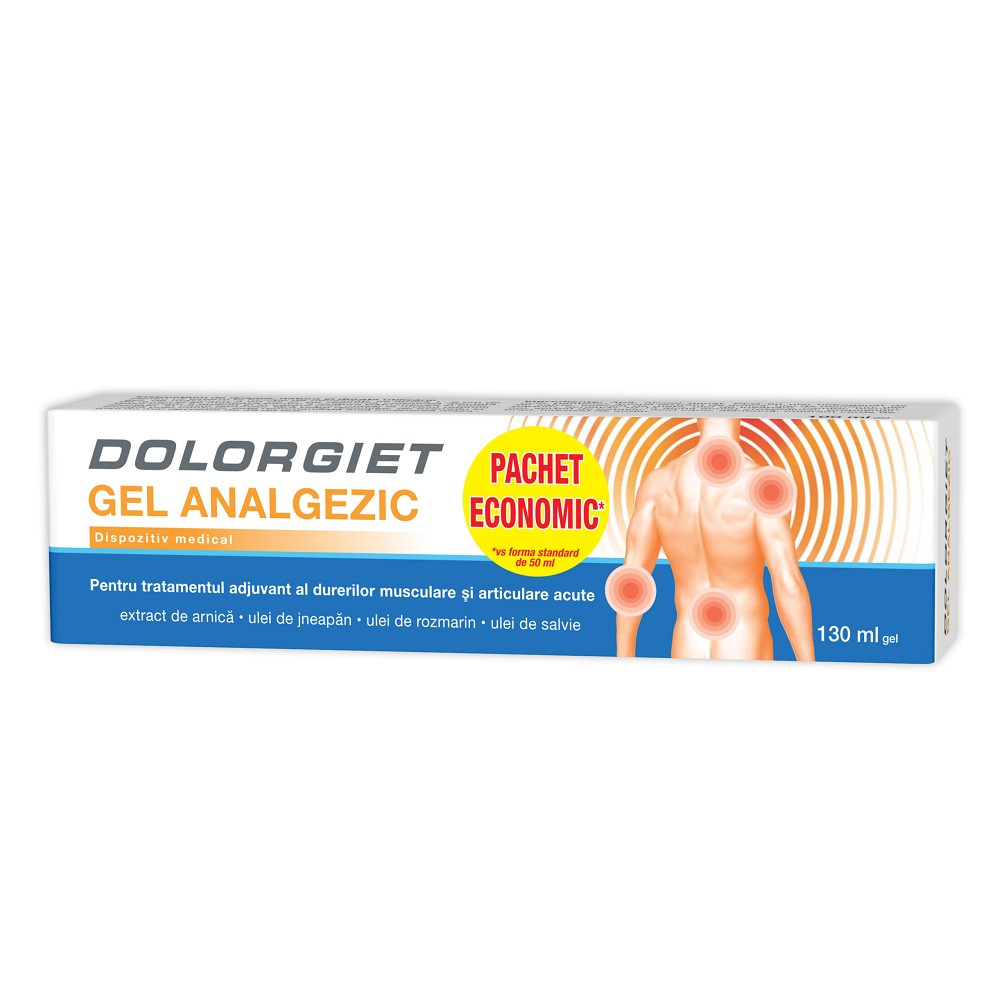 Dolorgiet gel analgezic x 130ml -Zdrovit