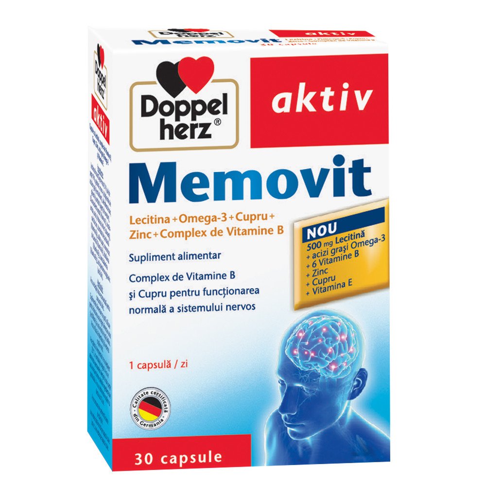 DOPPELHERZ Memovit x 30cp