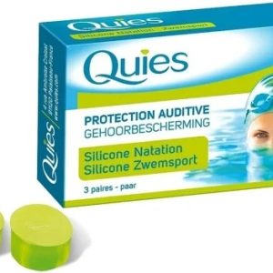 Dopuri urechi din silicon de inot pentru adulti, 3 perechi, Quies